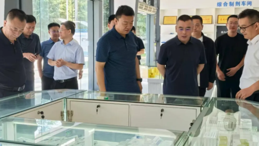 甘肃省药品监督管理局党组书记、局长吉永锋到独一味制药考察调研 助力企业高质量发展